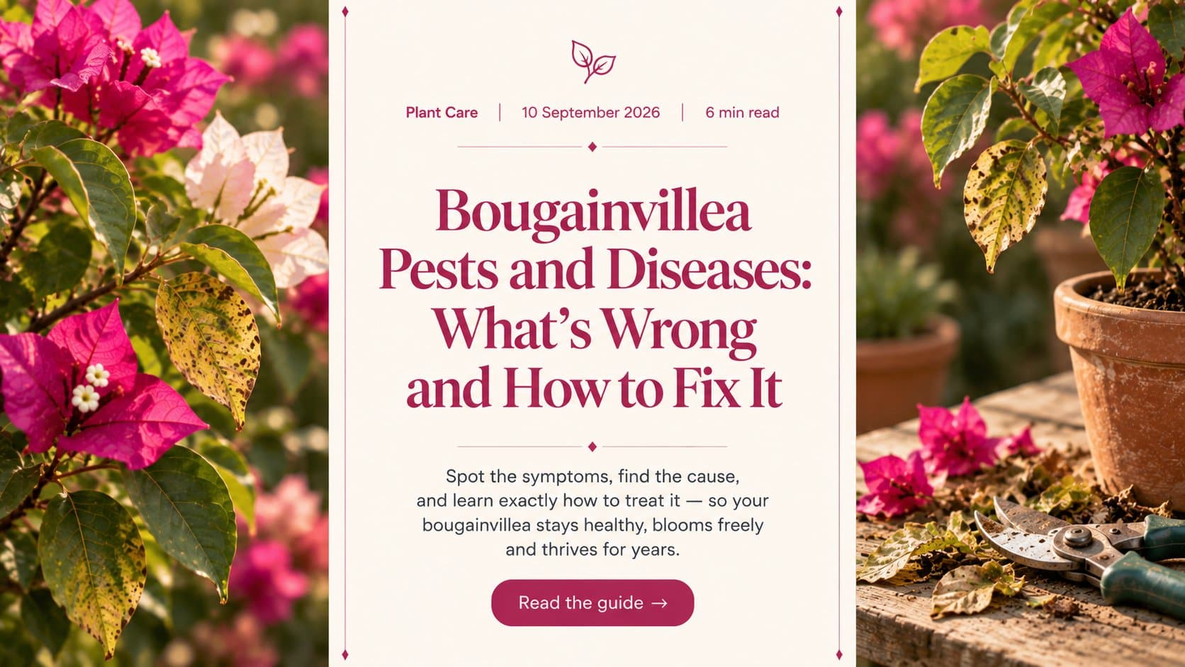 Bougainvillea Pests and Diseases: What's Wrong and How to Fix It